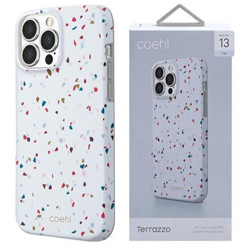 UNIQ etui Coehl Terrazzo iPhone 13 Pro Max 6,7" biały/natural white