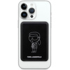 Etui Karl Lagerfeld Powerbank indukcyjny KLPBMKIOTTGK 5W 3000mAh - czarne Ikonik MagSafe