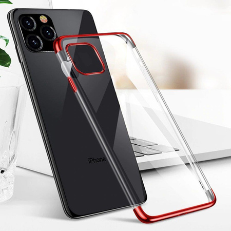 Clear Color case żelowy pokrowiec etui z metaliczną ramką Xiaomi Redmi Note 11 Pro+ 5G / 11 Pro 5G / 11 Pro czarny