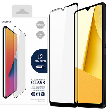 Dux Ducis 9D Tempered Glass szkło hartowane Vivo Y16 / Y02s na cały ekran z ramką czarny (case friendly)