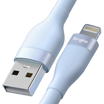 Ringke kabel USB-A - Lightning 480Mb/s 12W 2m niebieski (CB09987RS)