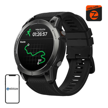 ZEBLAZE SMARTWATCH STRATOS 3 PRO DO FITNESS I ZDROWIA Z MONITORINGIEM TĘTNA