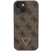 Guess GUHCP15SP4TDSCPW iPhone 15 6.1" brązowy/brown hardcase Crossbody 4G Metal Logo