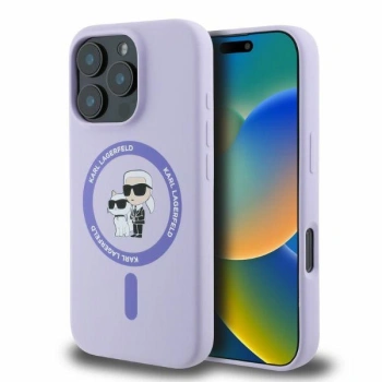 KARL LAGERFELD ETUI HARDCASE POKROWIEC CASE DO IPHONE 16 PRO DO MAGSAFE