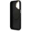 Etui Guess 4G Strass Logo & Big Strap Metal Buttons MagSafe do iPhone 17 czarny