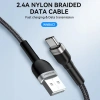 WOZINSKY KABEL USB-A USB-C 2.4A DO TELEFONÓW TABLETÓW 1M SZYBKIE ŁADOWANIE
