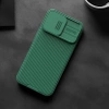 Pancerne etui Nillkin CamShield Pro Magnetic Case do iPhone 15 Pro z osłoną na aparat - zielone