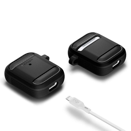 SPIGEN RUGGED ARMOR APPLE AIRPODS MATTE BLACK