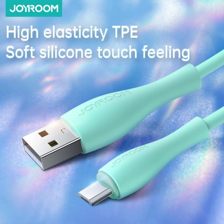 JOYROOM KABEL MICRO USB 3A 2M DO SAMSUNG HUAWEI LG DO ŁADOWANIA I PRZESYŁU
