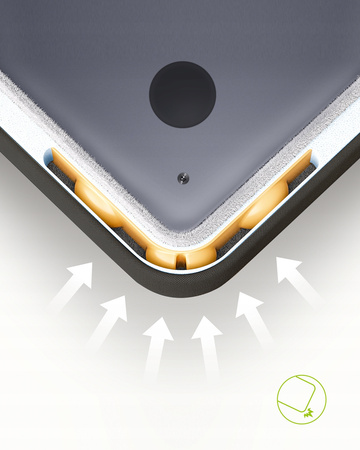INNOSTYLE TORBA NA LAPTOPA 14 WODOODPORNA ETUI CASE OMNIPROTECT CZARNA