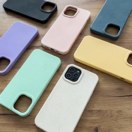 HURTEL ECO CASE ETUI DO IPHONE 12 POKROWIEC SILIKONOWY Z OCHRONĄ TELEFONU