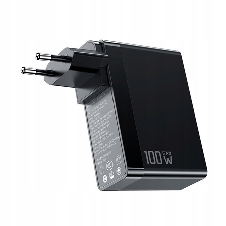 £adowarka do telefonu, do laptopa, GAN, Szybka, USB-C PD, USB-A, QC, 100W, Uniwersalna, Mcdodo