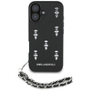 KARL LAGERFELD ETUI SAFFIANO CRYSTALS DO IPHONE 16 Z ŁAŃCUSZKIEM ELEGANCKIE