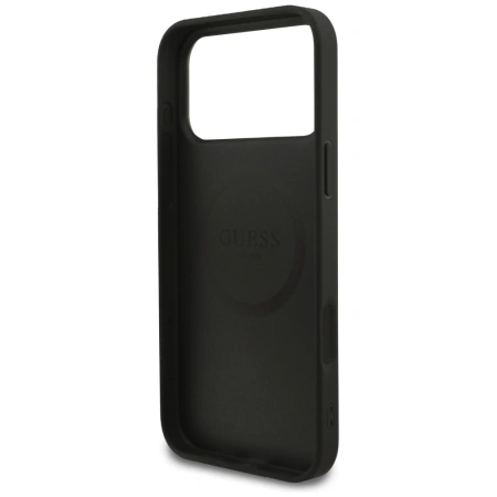 GUESS ETUI GRAINED RING MAGSAFE DO IPHONE 17 PRO MAX Z MAGSAFE PREMIUM