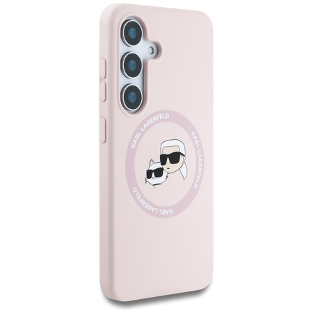 KARL LAGERFELD ETUI SILICONE DOUBLE HEADS DO SAMSUNG GALAXY S25+ POKROWIEC