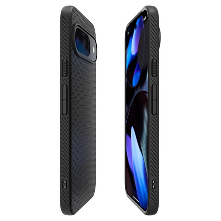 SPIGEN CASE LIQUID AIR DO GOOGLE PIXEL 9 PRO XL ANTYPOŚLIZGOWE MATTE BLACK