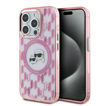 KARL LAGERFELD CASE HARDCASE DO IPHONE 15 PRO MAX 6.7 DO MAGSAFE MONOGRAM