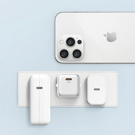 USAMS ŁADOWARKA PD20W DO IPHONE 11 12 13 14 15 Z KABLEM USB-C DO LIGHTNING