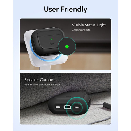 ESR ETUI ORBIT HALOLOCK DO AIRPODS PRO 3 Z MAGNETYCZNYM ZAMKNIĘCIEM