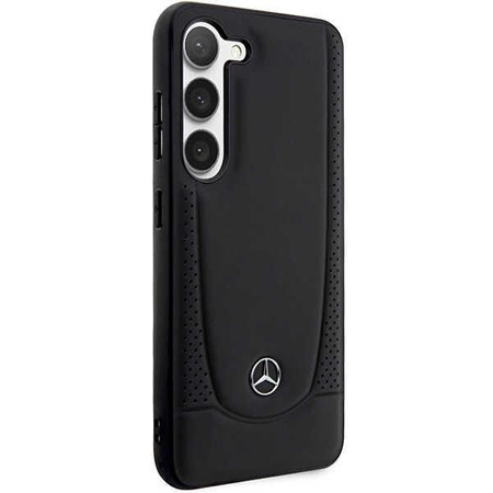 Etui Mercedes MEHCS23SARMBK S23 S911 - czarne Leather Urban