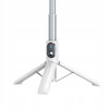 Double Shot kijek, selfie stick, tripod, bluetooth, statyw, bia³y, McDodo