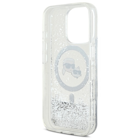 KARL LAGERFELD CASE DO IPHONE 16 PRO MAX 6.9 DO MAGSAFE Z LIQUID GLITTER