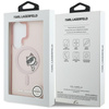 Etui Karl Lagerfeld IML Peekaboo         Choupette MagSafe do Samsung Galaxy S26 Ultra różowy