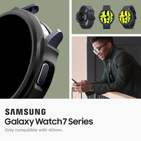 SPIGEN ETUI LIQUID AIR DO SAMSUNG GALAXY WATCH 7 40 MM OCHRONA Z RĘKOJEŚCIĄ