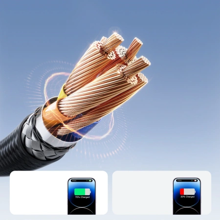JOYROOM KABEL 30W USB-C DO LIGHTNING 1M DO IPHONE 11 12 13 14 15 SZYBKIE