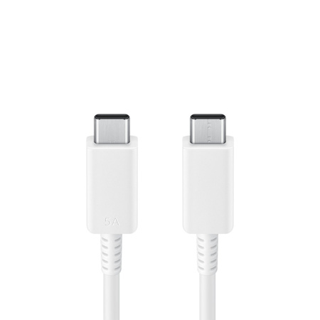 Samsung kabel USB-C - USB-C 5A 480Mb/s 1.8m biały (EP-DX510JWEGEU)