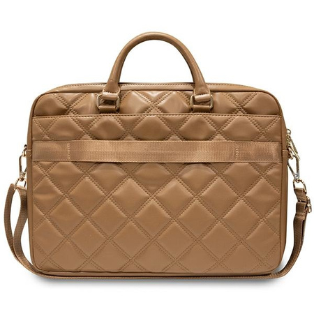 Guess Torba GUCB15ZPSQSSGW 16brązowy/brown Quilted 4G