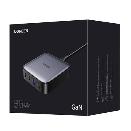 UGREEN ŁADOWARKA 65W 2x USB-C 2x USB-A DO TELEFONÓW GA-N SZYBKIE ŁADOWANIE