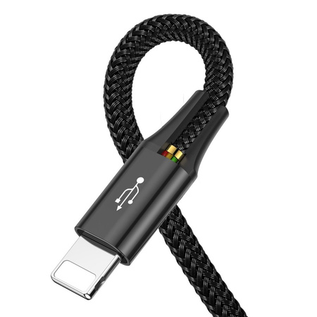 BASEUS KABEL USB 4W1 2X LIGHTNING USB 3.5A 1.2M CZARNY