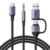 UGREEN KARTA DŹWIĘKOWA CM772 USB-C DO 3.5MM + USB-C/A DO TELEFONÓW