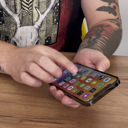 Wozinsky Full Glue szkło hartowane Infinix Note 12 G96 na cały ekran z ramką czarny (case friendly)