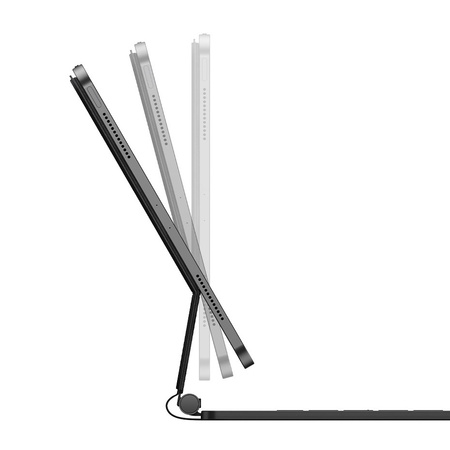 Baseus Brilliance klawiatura bluetooth etui iPad Pro 11'' (2018) / iPad Air 4 10.9'' / iPad Air 5 10.9'' / iPad 10 10.9'' (2022) magnetyczne z klapką podstawka szare
