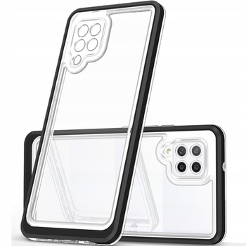 HURTEL ETUI CLEAR 3IN1 DO SAMSUNG GALAXY A42 5G Z RAMKĄ ELASTYCZNE