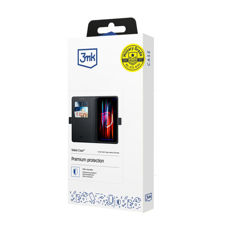 3MK WALLET CASE POKROWIEC DO SAMSUNG GALAXY S25+ Z FUNKCJĄ STANDU WYSOKOŚCI