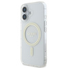 GUESS POKROWIEC HARDCASE IML GLITTER CIRCLE DO IPHONE 16 6.1 Z DO MAGSAFE