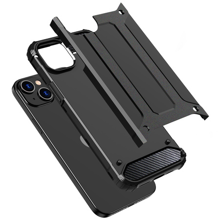 Pancerne etui Hybrid Armor do iPhone 15 - czarne