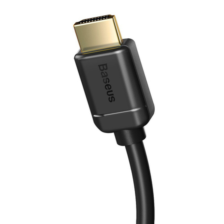 BASEUS KABEL HDMI 2.0 4K 60 HZ 3D HDR 18 GBPS 1 M CZARNY