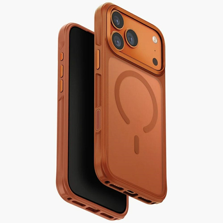 Etui UNIQ Veren do iPhone 17 Pro Max Magclick Charging pomarańczowy