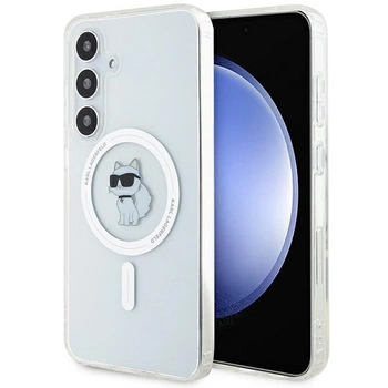 Etui Karl Lagerfeld IML Choupette MagSafe na Samsung Galaxy S24+ - przezroczyste