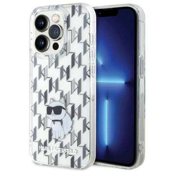 KARL LAGERFELD ETUI CASE DO IPHONE 15 PRO 6,1 HARDCASE MONOGRAM CHOUPETTE