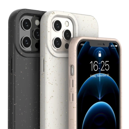 HURTEL ECO CASE ETUI DO IPHONE 12 POKROWIEC SILIKONOWY Z OCHRONĄ TELEFONU