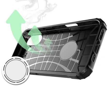 HURTEL ETUI HYBRID ARMOR DO IPHONE 17 PANCERNE OCHRONNE Z ODPOWIEDNIM