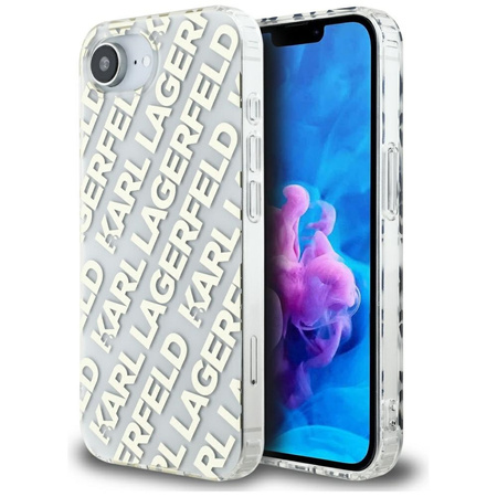 KARL LAGERFELD ETUI IML REPEAT LOGO DO IPHONE 16E DESIGN I OCHRONA Z WZOREM