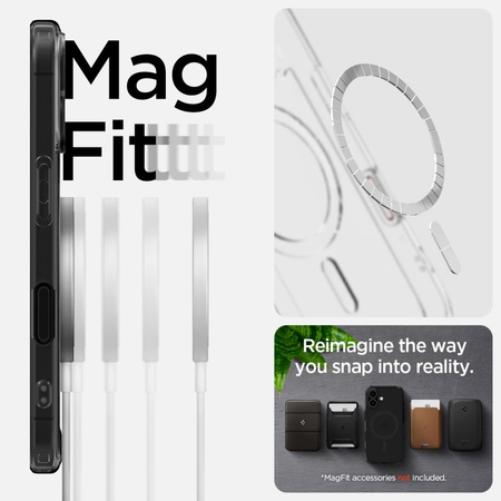 SPIGEN CASE ULTRA HYBRID DO IPHONE 16 DO MAGSAFE Z OCHRONĄ PRZED