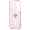 Etui Guess IML Gradient Triangle MagSafe do Samsung Galaxy S26 różowy