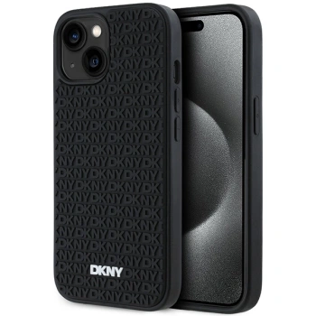 DKNY ETUI HARDCASE 3D RUBBER REPEAT PATTERN DO IPHONE 15 PLUS 6.7